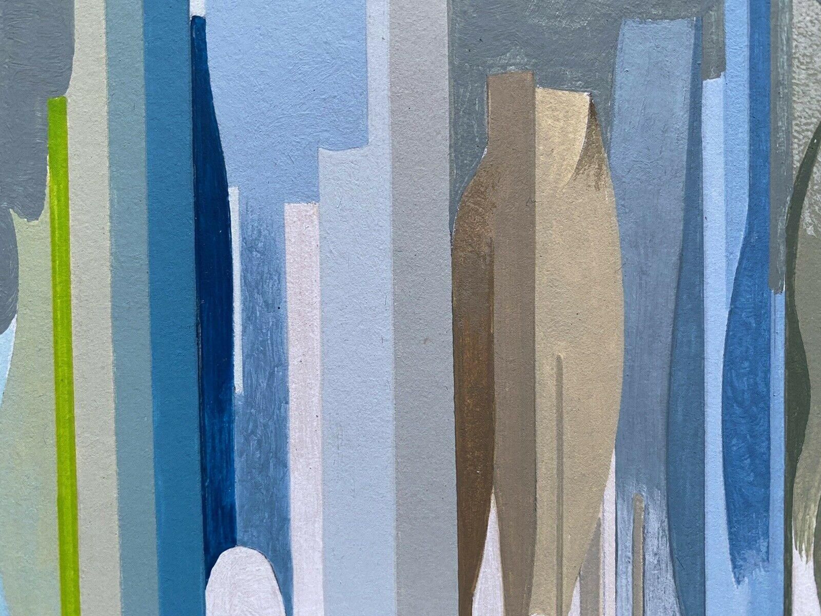 Unknownarlette Martin French Geometric Abstract Painting20th Century photo furniture