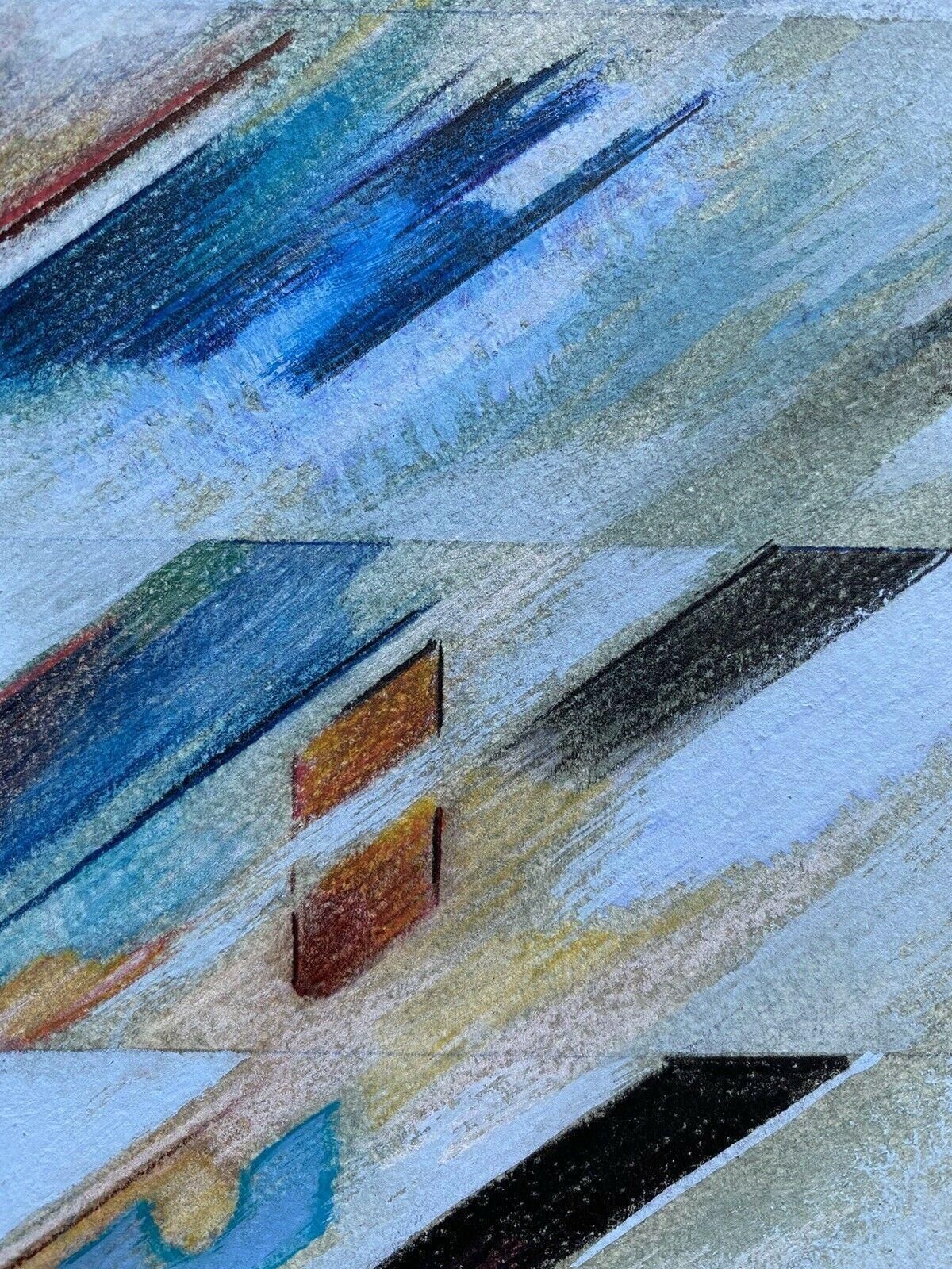 Unknownarlette Martin 'B.1924' 1970's French Geometric Abstract Painting20th Century photo 254.0
