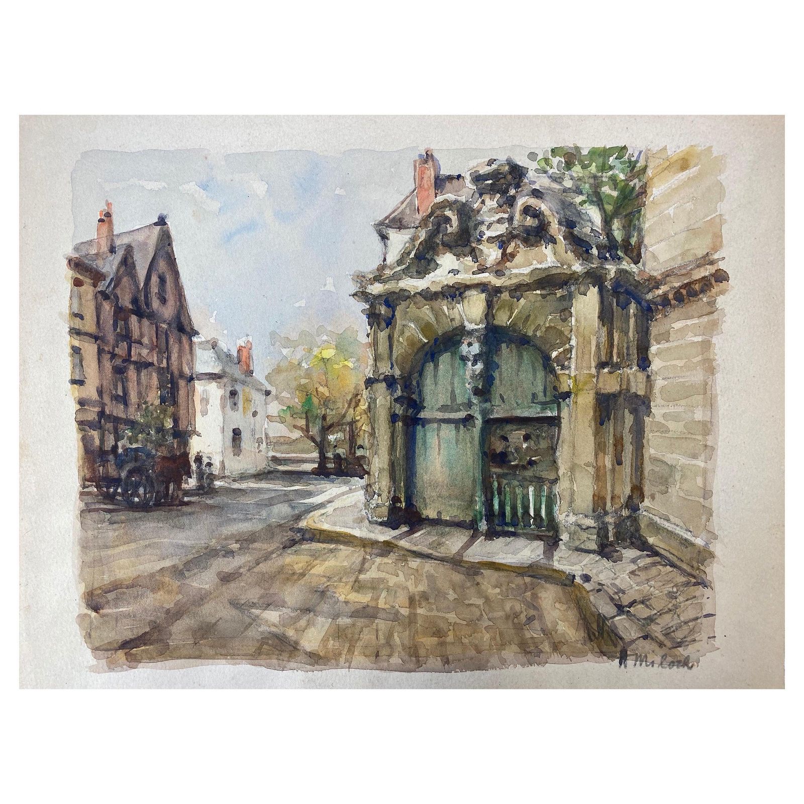 Unknownecole De Paris Mid 20th Century, Back Streets Of Paris1940s