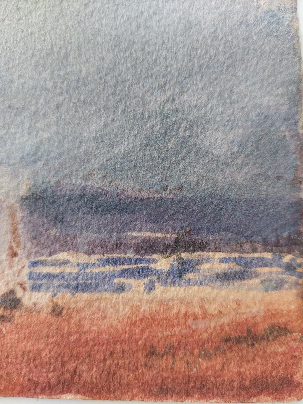 Unknownfrench Modernist Cubist Painting Sailboats On The Coast20th Century photo for sale