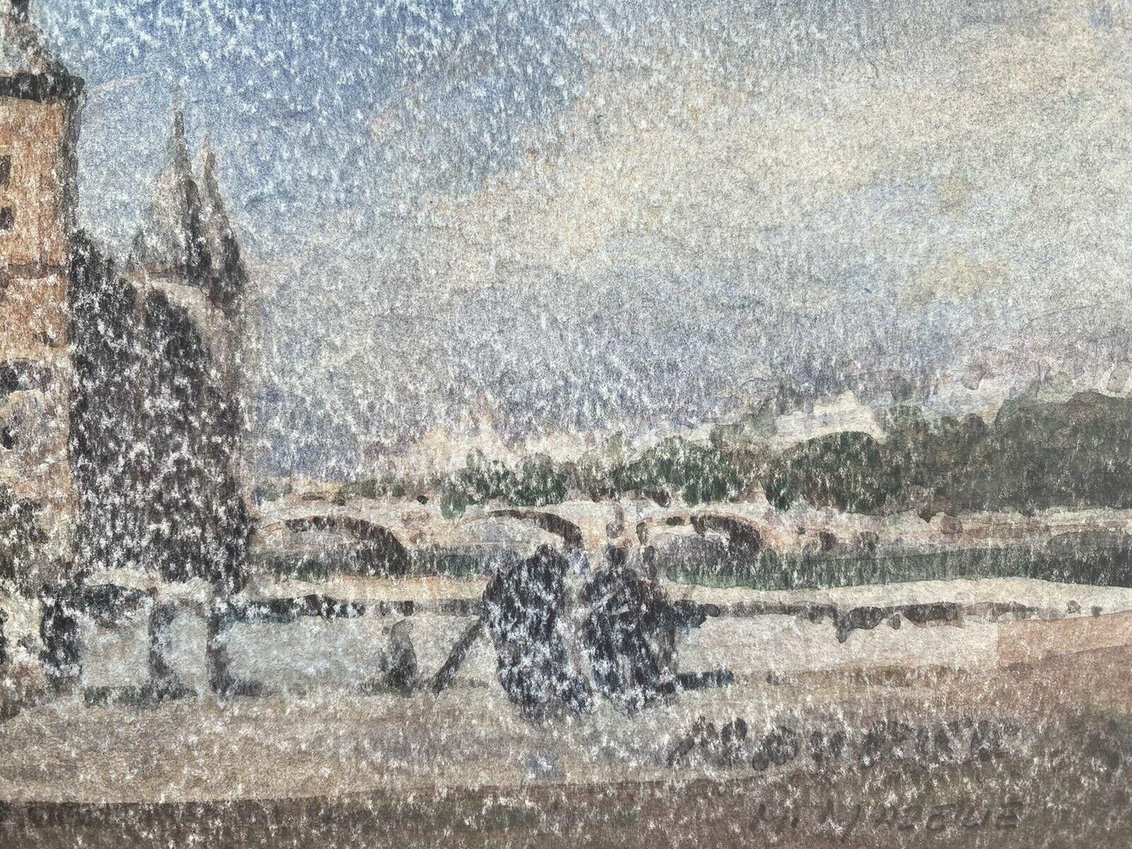Unknownmaurice Mazeilie, French Impressionist City Landscape Scene20th Century photo for sale