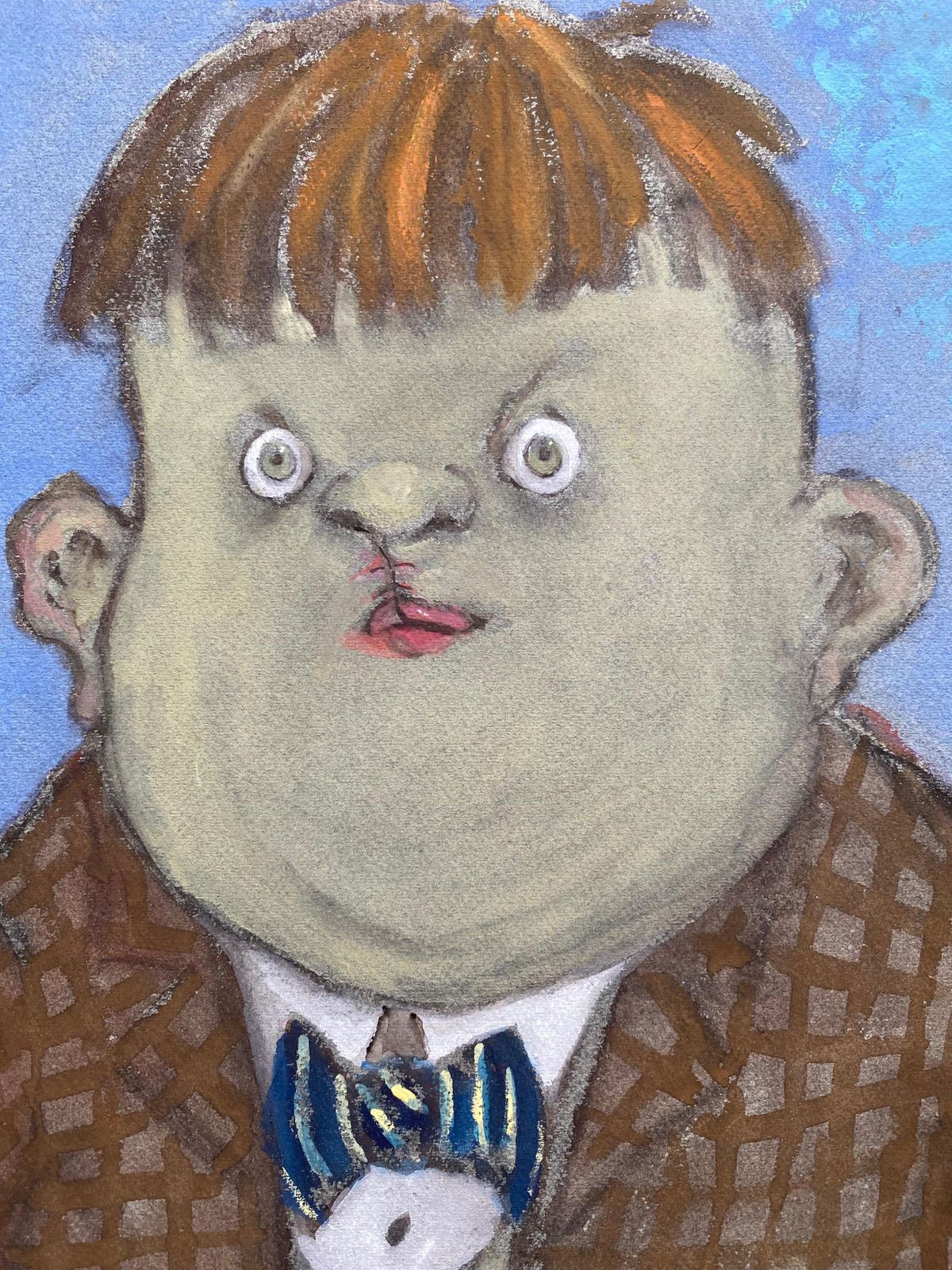 Unknown1960's French Portrait Young Gentleman Caricaturecirca 1960s photo 403.0