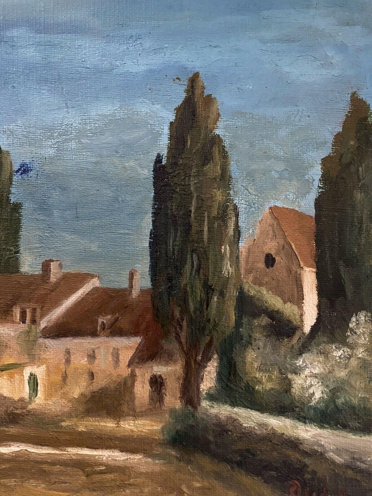 Unknownsigned French Post Impressionist Oil, Provencal Landscapemid 20th Century photo for sale