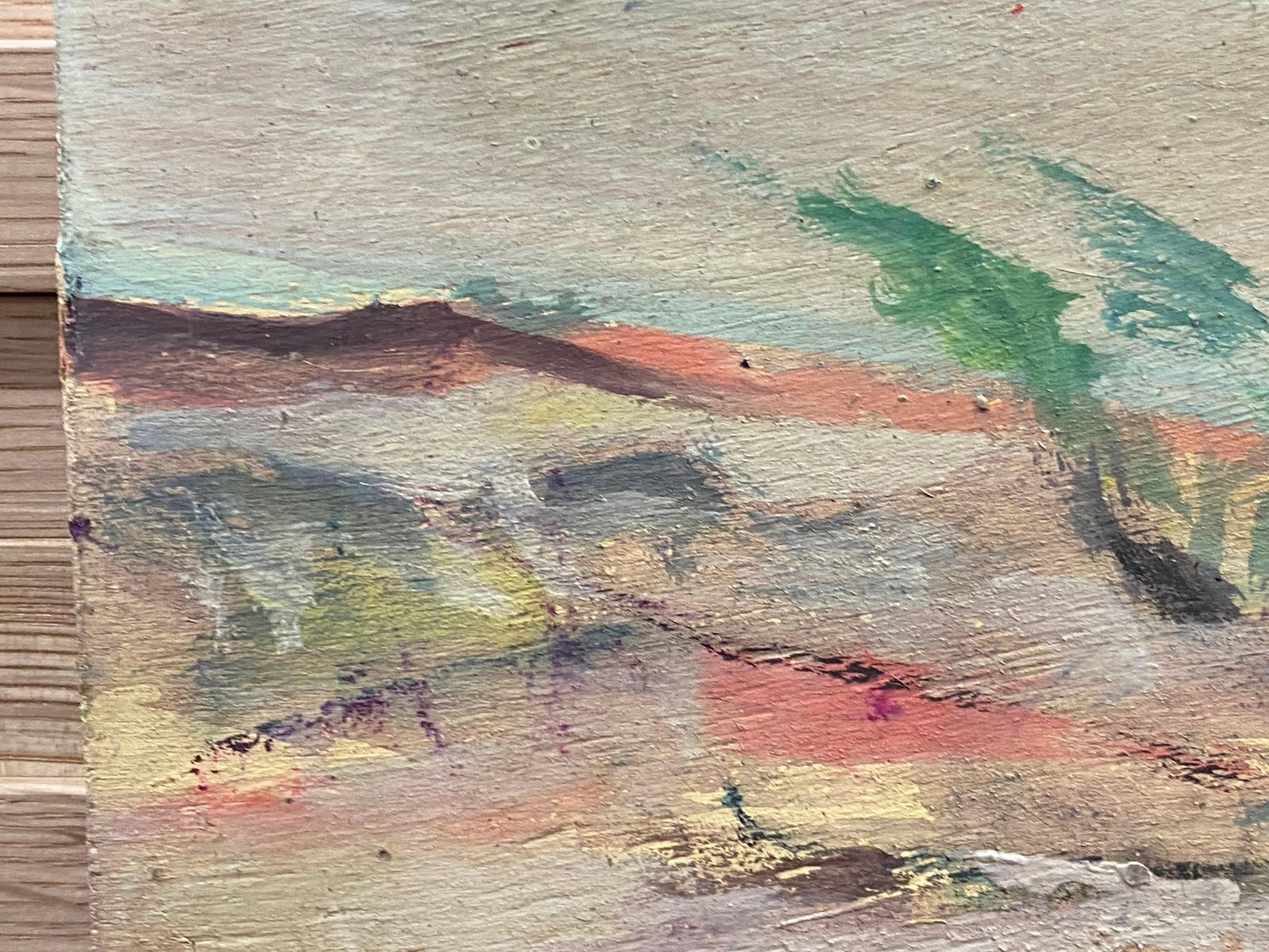 Unknownjacques Pinon, French Expressionist Landscape Oil Paintinglate 20th Century photo for sale