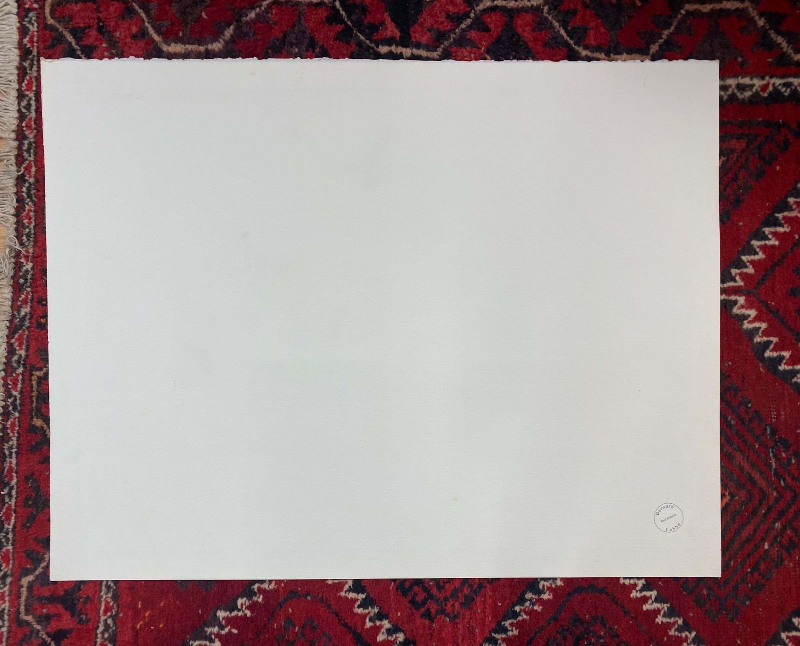 Unknown1950's Signed Modernist Painting, Large Landscape Of Historic Landmark1950s photo 459.0