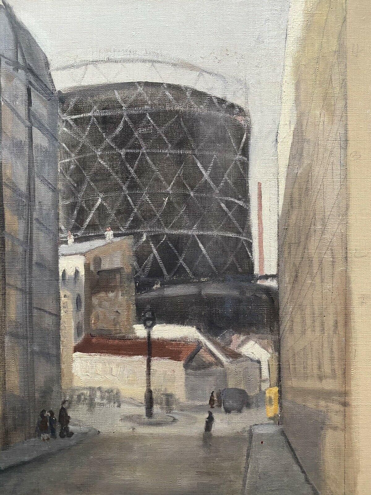 Unknowngenevieve Zondervan, French Oil Painting, Urban City View Streetcirca 1990s photo furniture