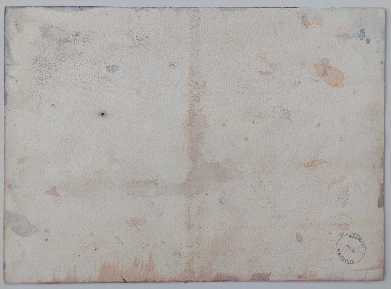 photo furniture Maurice Mazeiliefrench Modernist Cubist Painting Provence Mountains20th Century