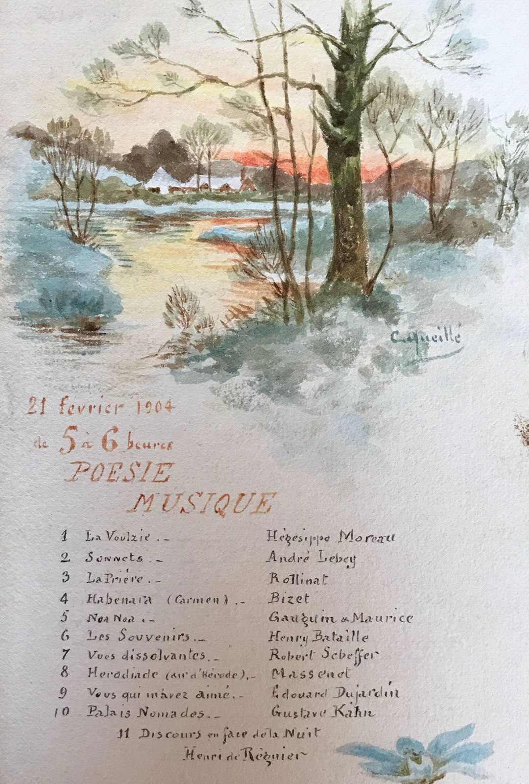 Unknownrare Set Of Nine Original French Watercolour Designs & Illustrationscirca 1900s photo vintage