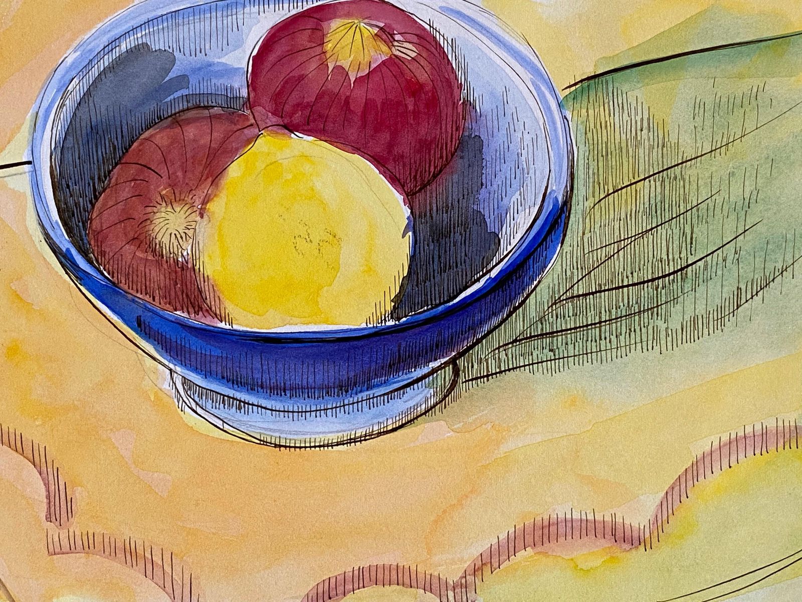 Unknown1940's French Fruit Still Life, Post Impressionist Artistcirca 1940s photo 402.0