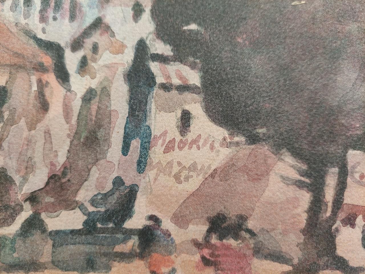 Maurice Mazeiliefrench Modernist Cubist Painting Sacre Coeur In Paris21st Century photo Art