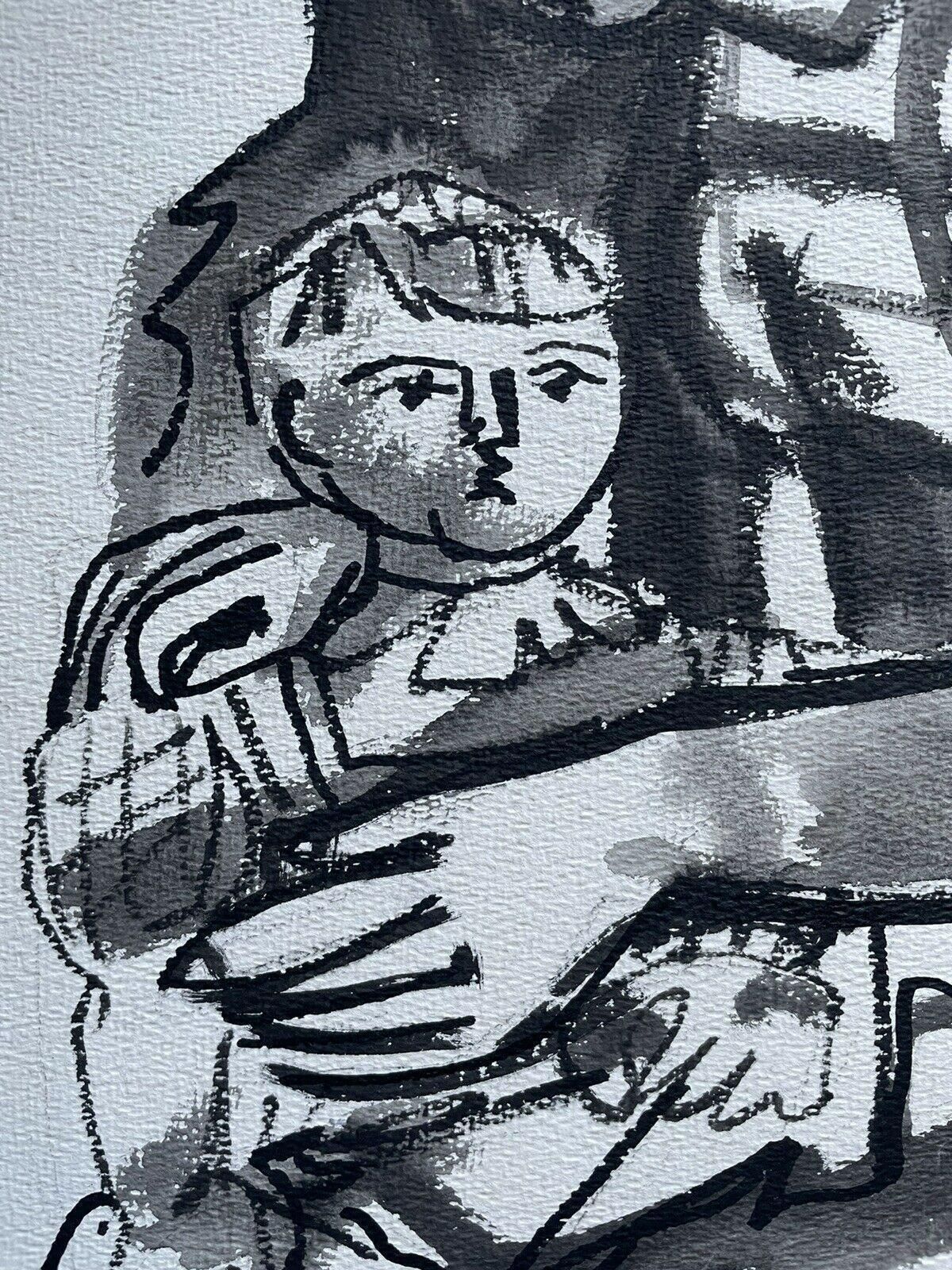 Unknowncarlos Carnero Large Original Painting, Fernand Leger Assistantmid 20th Century photo for sale