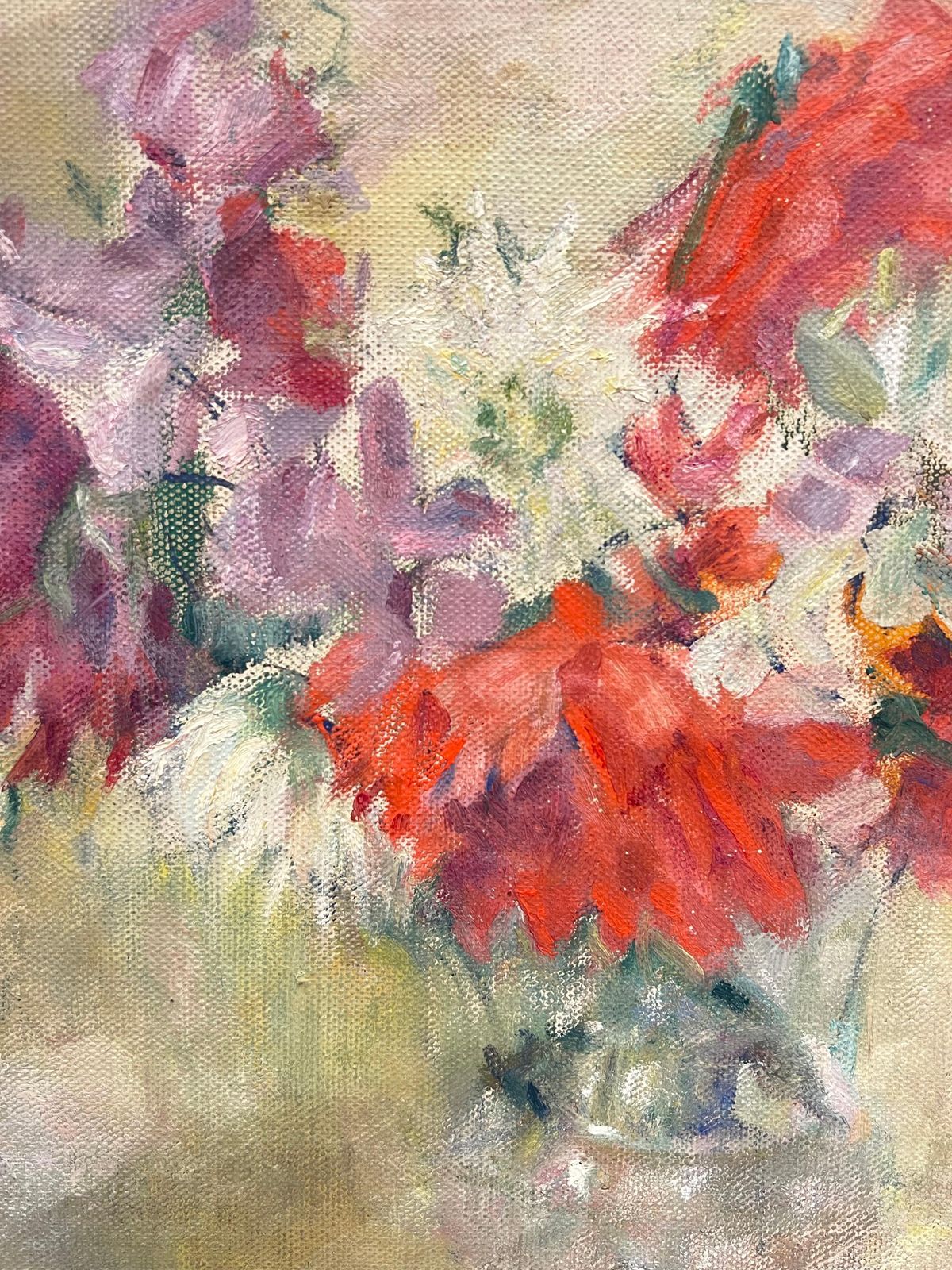Cécile Hertz Eyrolles (1875 1974)1930's French Post Impressionist Oil Beautiful Still Life Natural Flowers1930's photo furniture