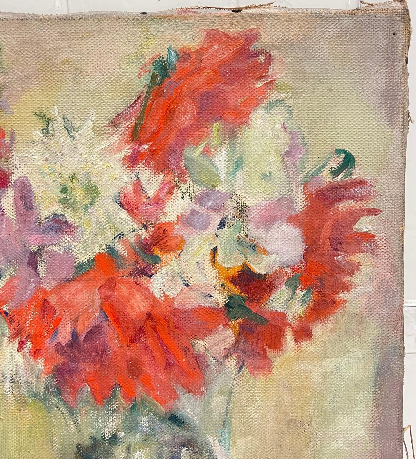 Cécile Hertz Eyrolles (1875 1974)1930's French Post Impressionist Oil Beautiful Still Life Natural Flowers1930's photo Art