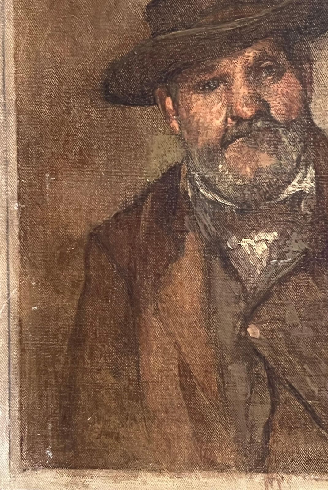 Adolphe Gumery (1861 1943)1880's French Impressionist Oil Painting Portrait Ambroise Vollard Famous Dealer1883 photo Art