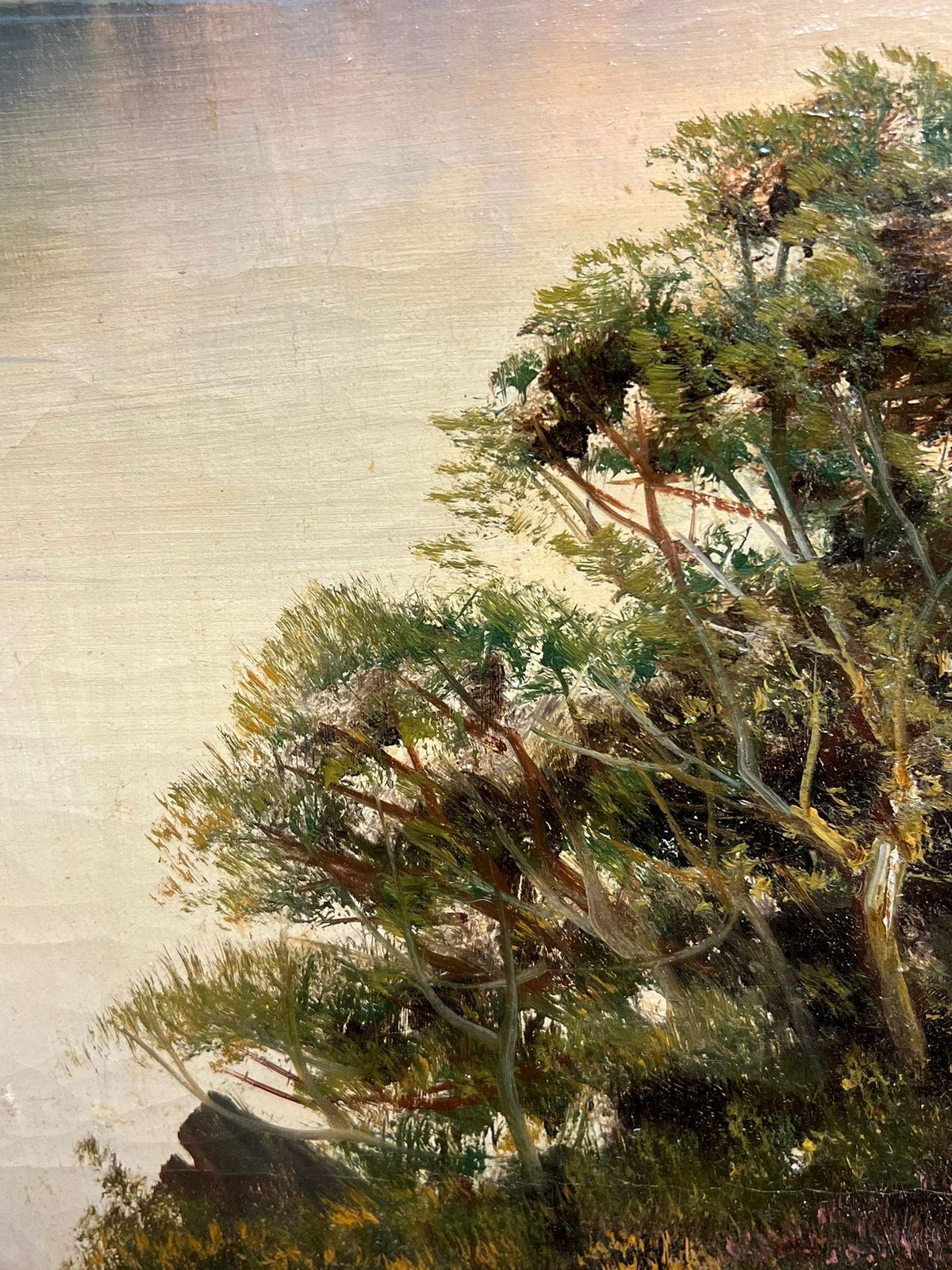 photo for sale F. E. Jamiesonmajestic Highland Loch Landscape Serenity Oil Painting Scenic Mountain Lake1920's