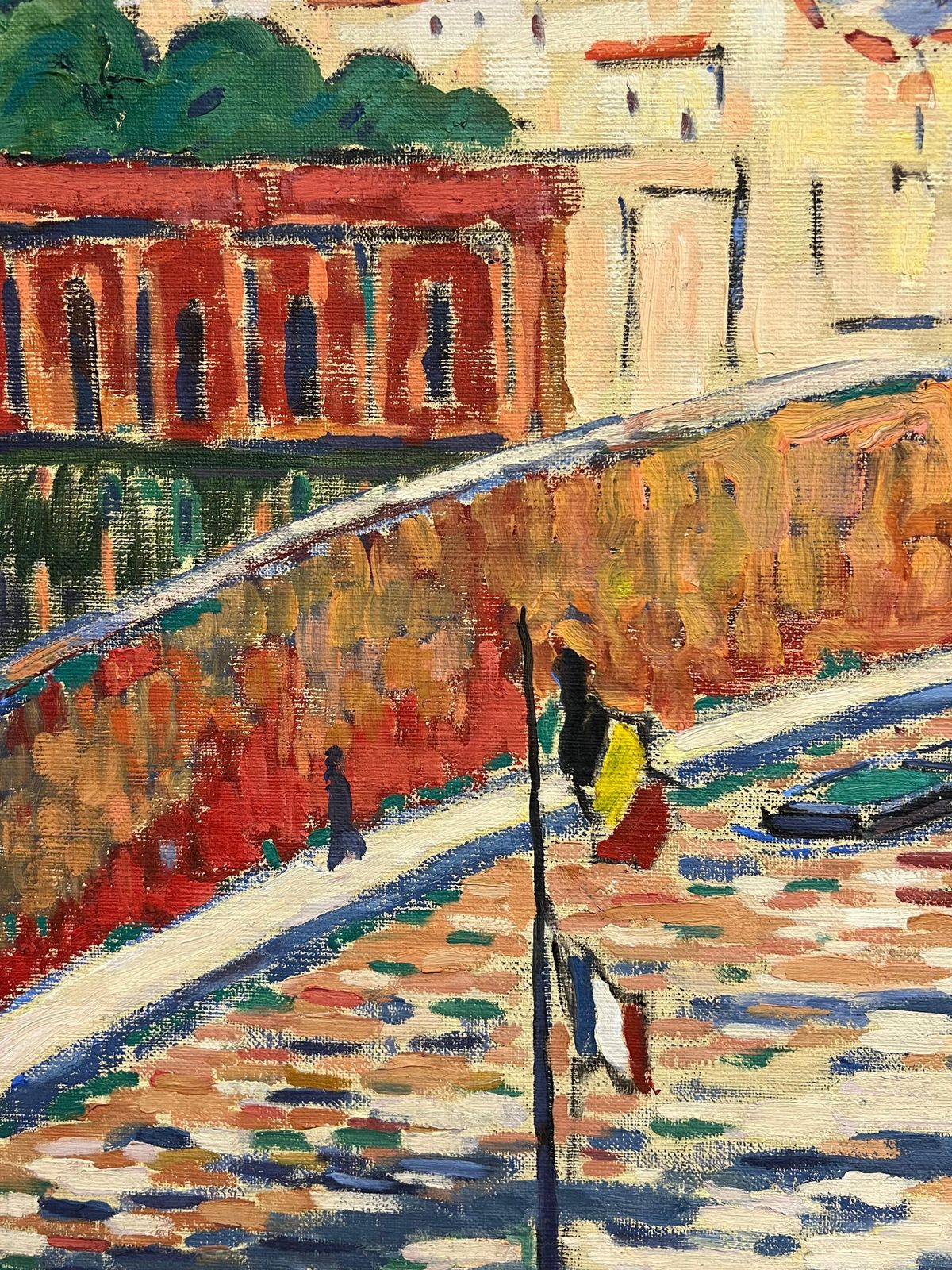 Guy Pichonpont De L 'Eze Pertuis Vaucluse French Modernist Original Oil Painting photo vinterior