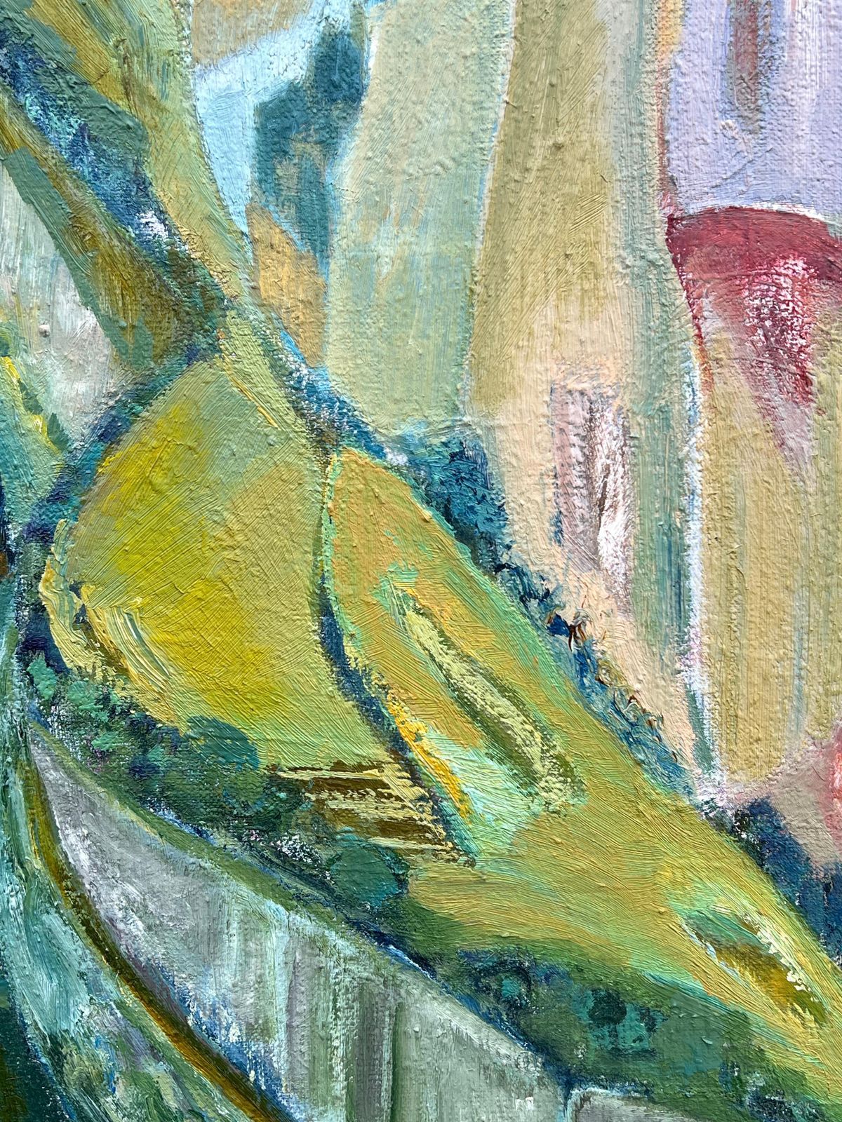 Gilbert Pelissierlarge French 20th Century Abstract Landscape Gorges De Verdon Provence photo vinterior