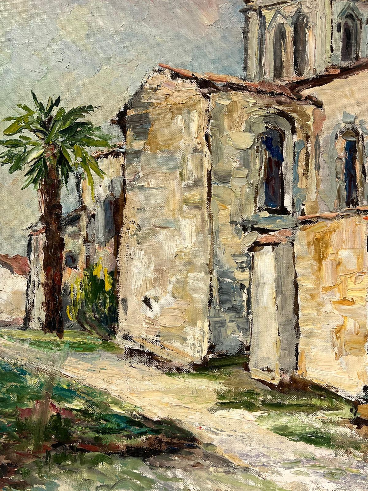 Regine Davidrustic Stone Church With Romanesque Architecture And Towering Arches1950's photo 560.0
