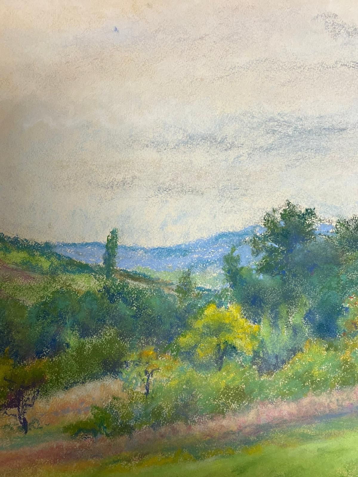 Regine Davidvintage Landscape With Rolling Hills Countryside With Vibrant Green Meadow1954 photo furniture