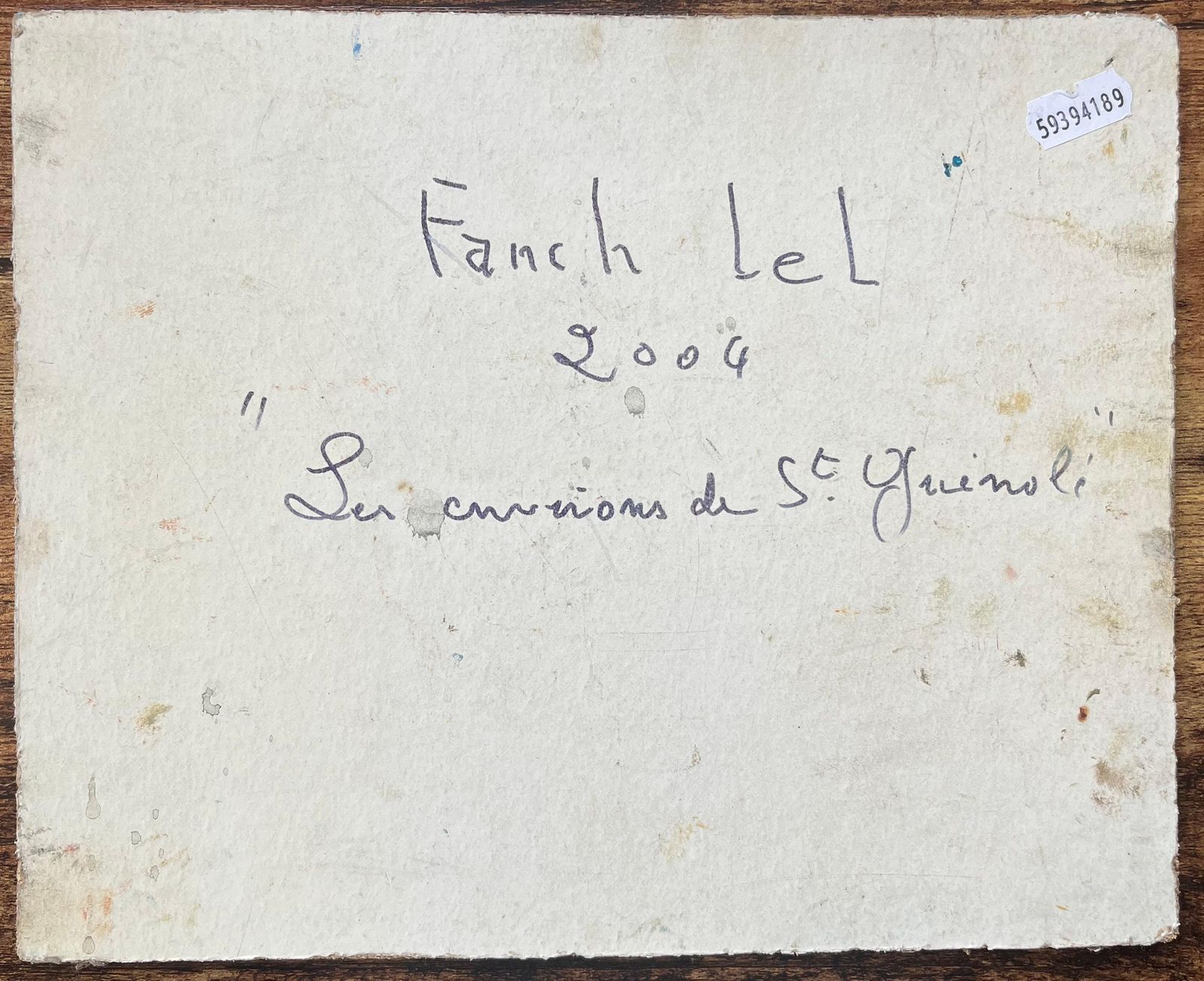 Fanch Lelfrench Impressionist Oil Painting Of "Les Environs De St. Guénolé"2004 photo buy