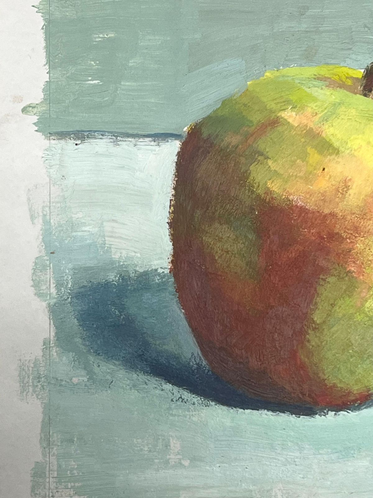 Guy Nicodfrench Oil Simple Still Life Painting Of An Apple1952 photo 382.0