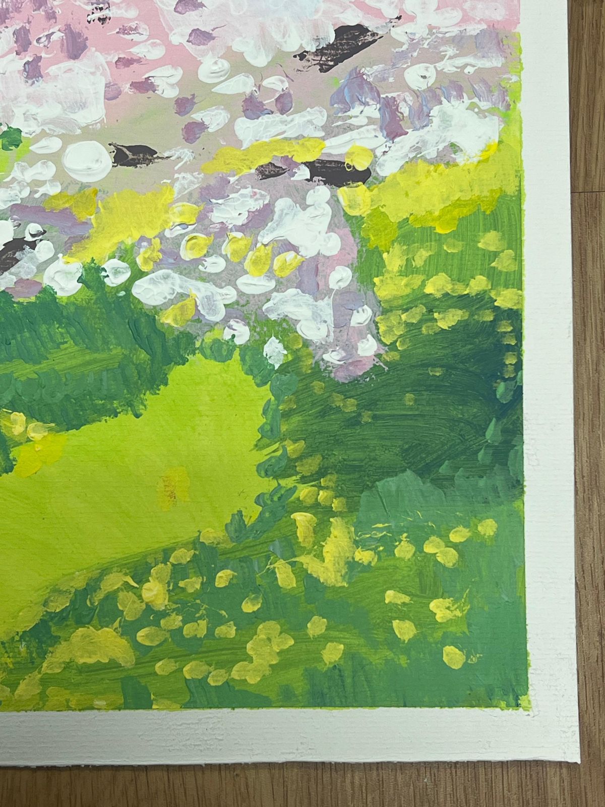 Helen Greenfielda Blooming Cherry Blossom Tree Casts Its Petals Over A Sun Kissed Green Meadow photo 763.0
