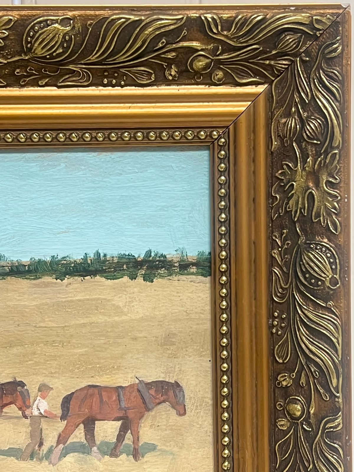 Wilfred Wilsonthe Haycart Mid 20th Century English Impressionist Signed Oil Painting photo buy