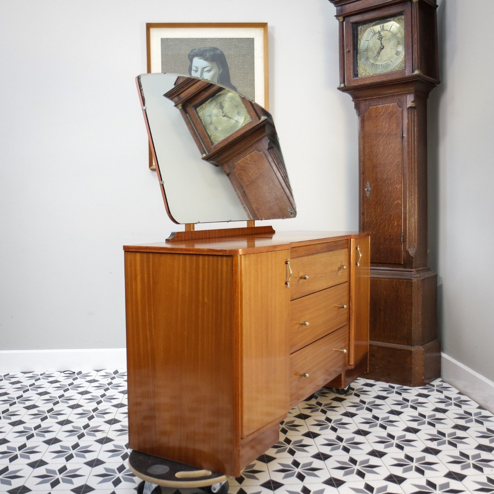 Dressing Table With Mirror Austinsuite 1950s photo for sale