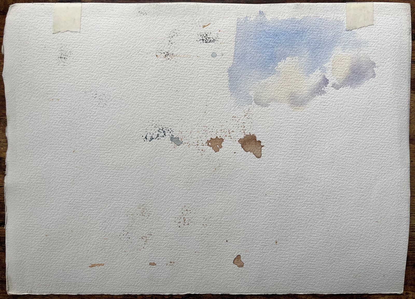 Anthony Avery British Impressionist Watercolor Of A Landscape Scene After The Storm photo vinterior