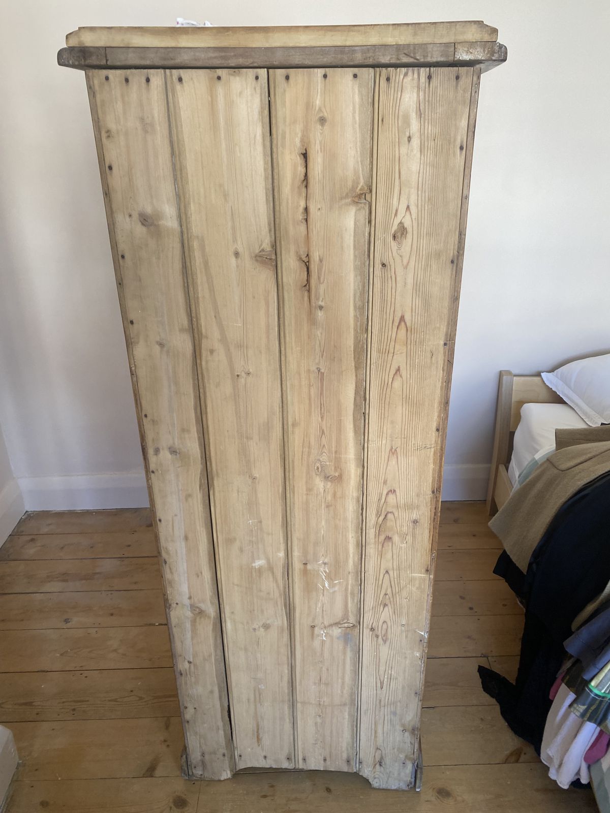 photo for sale Edwardian Pitch Pine Filing Cabinet, Four Drawers.