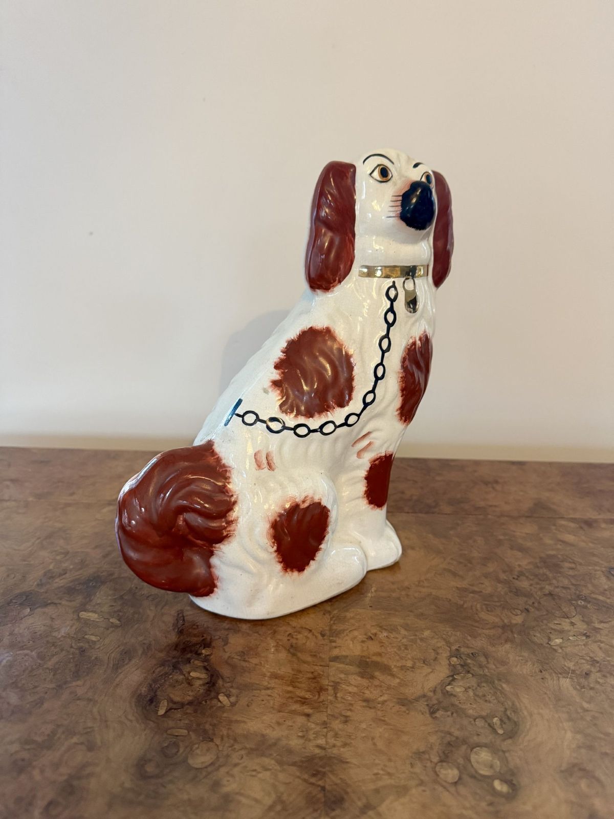 Attractive Pair Of Antique Staffordshire Dogs photo furniture