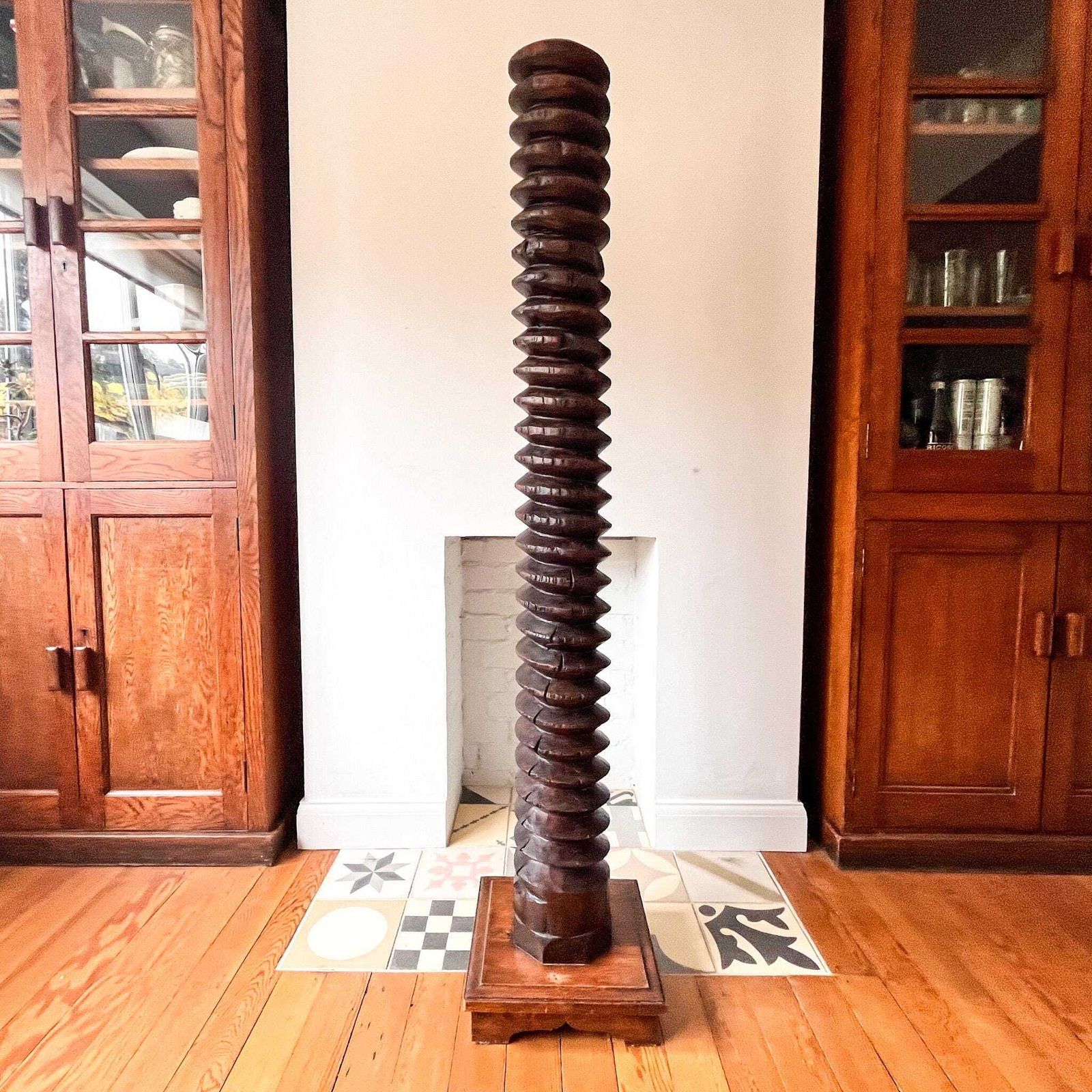 French Vintage Wine Press Screw photo furniture