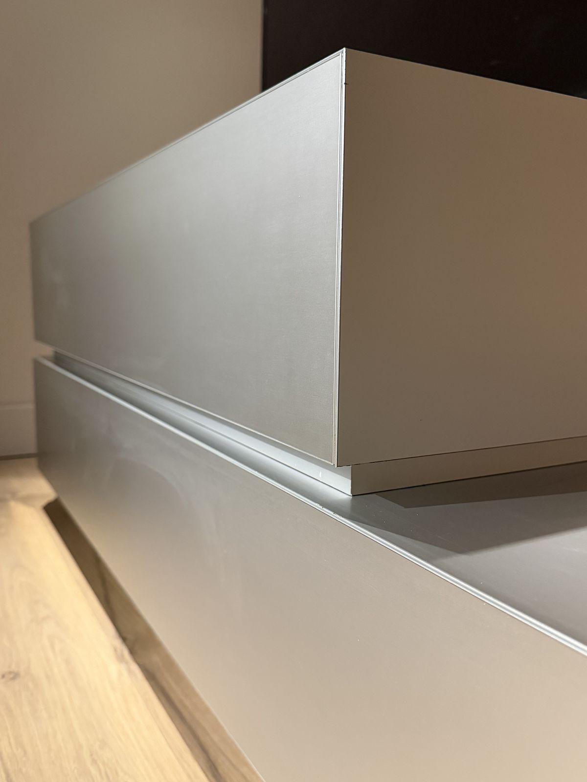 M.D.F. Italia Lowboard Aluminum Tv Console photo Furniture