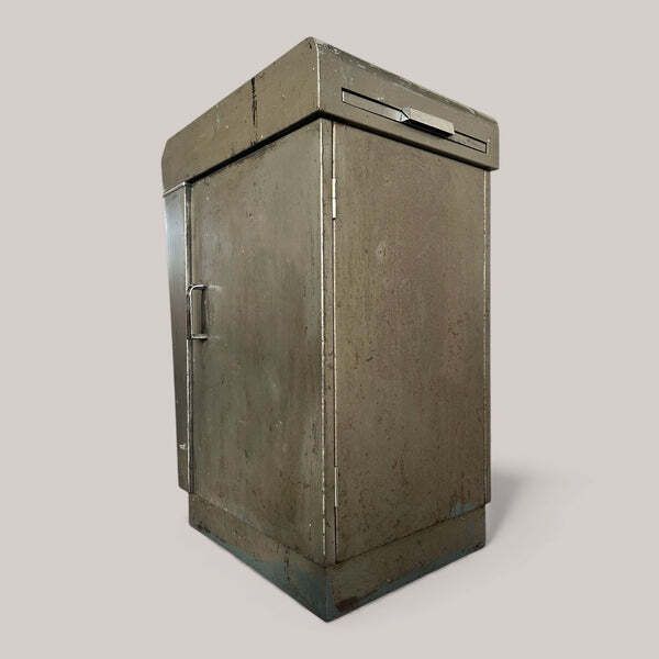 Vintage Industrial Metal Cabinet  Kitchen Island photo vinterior