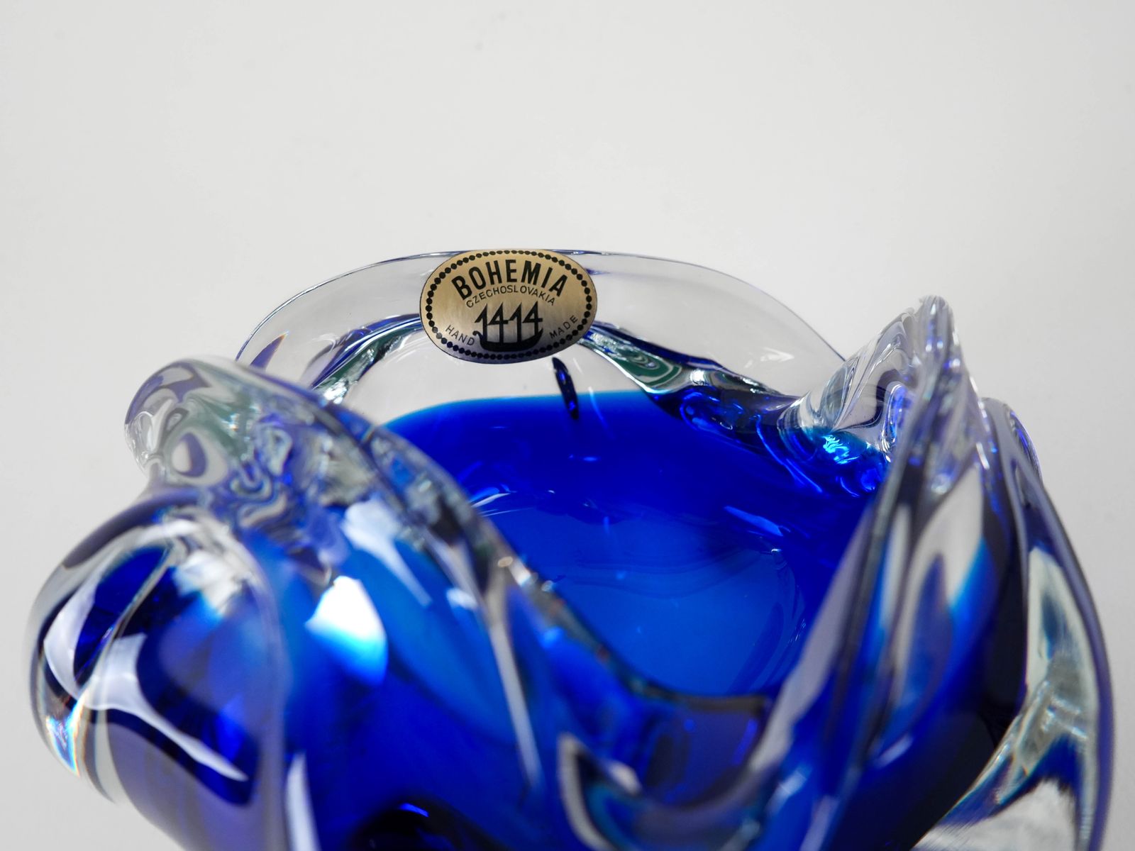 Bohemia Bowl, Czech Design, 1970s, Manufactured In The Czech Republic photo vinterior