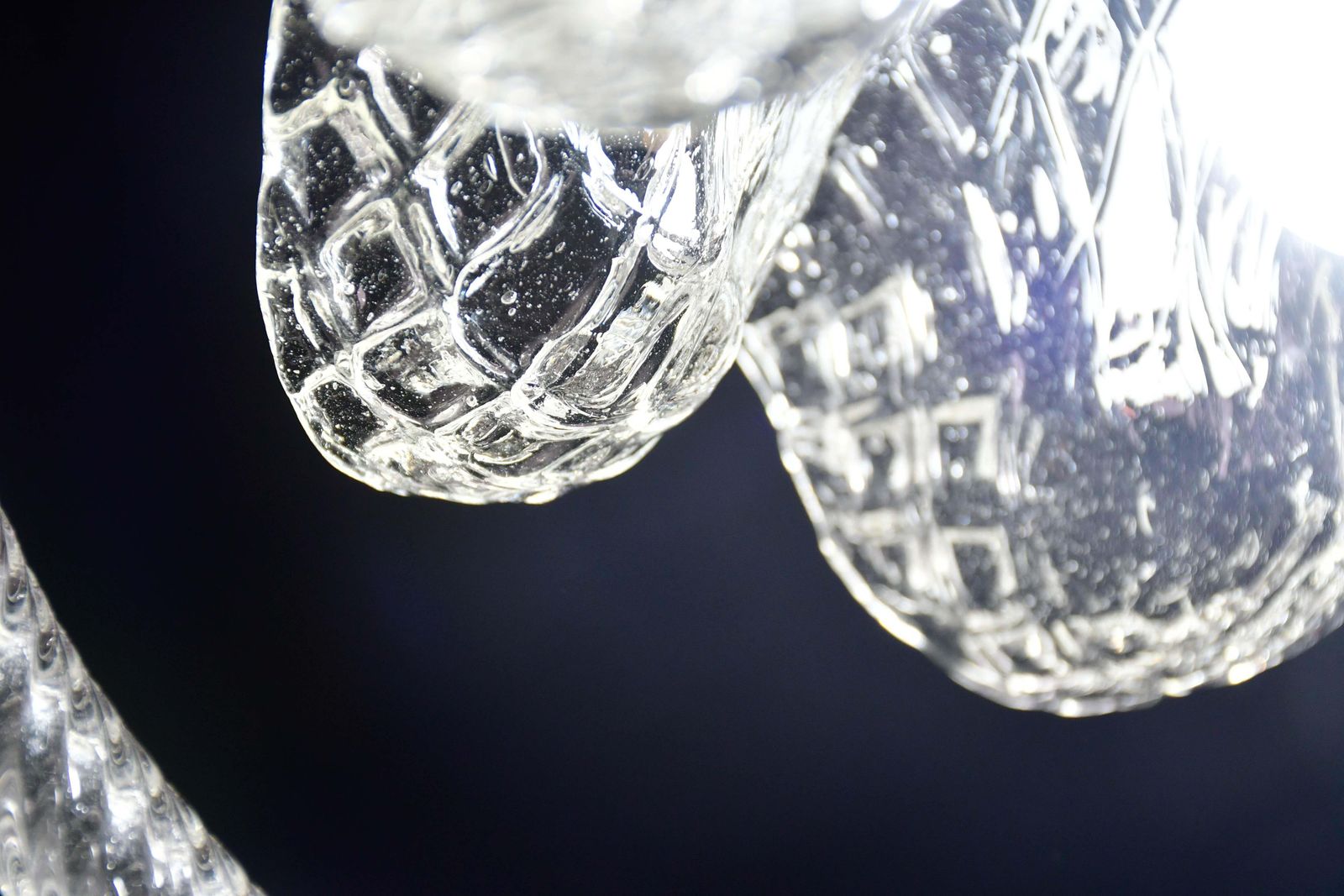 photo for sale Charming Art Decò Barovier & Toso Pendant Light Chandelier Murano Glass, 1950s