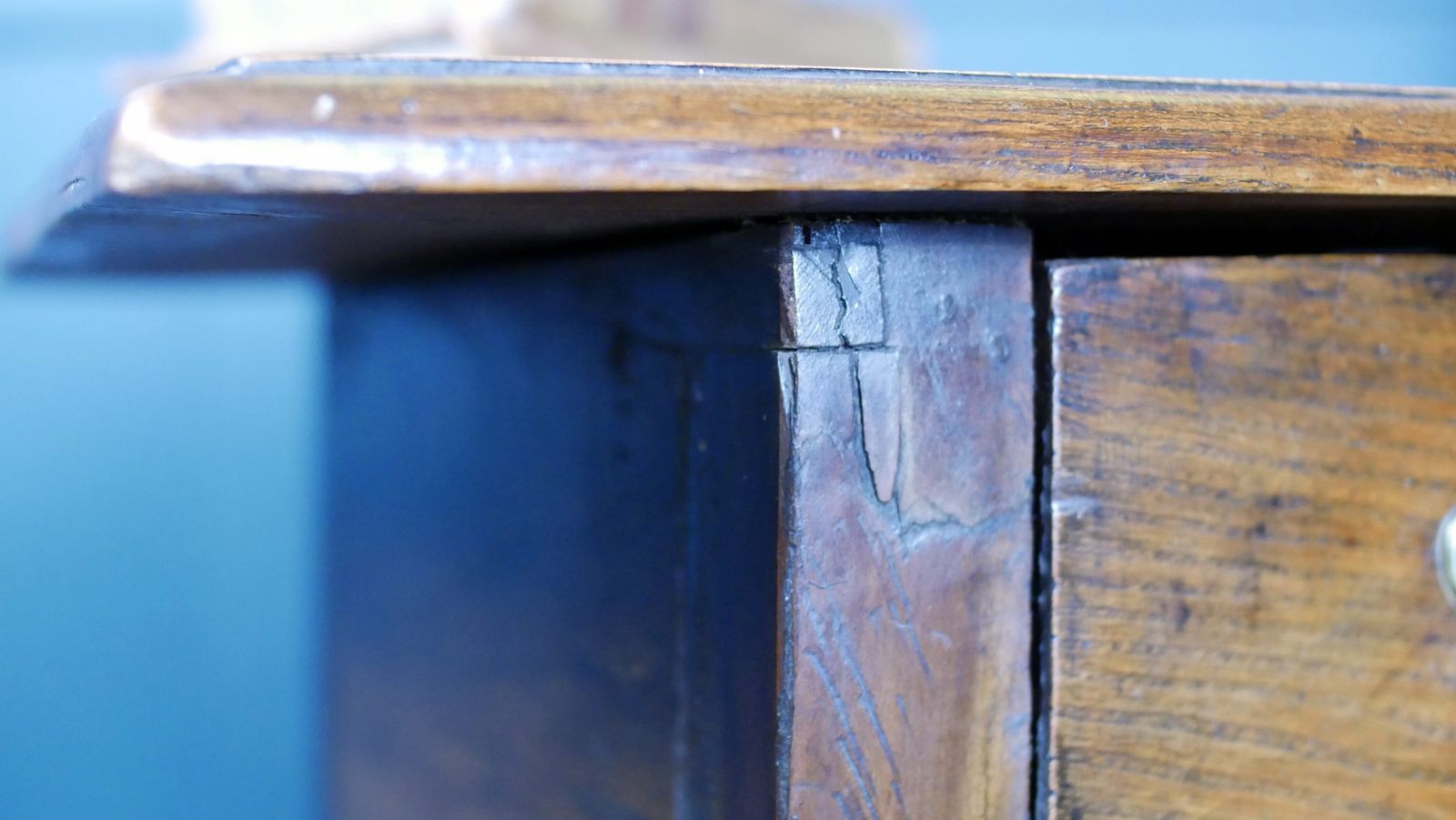 Fine Early Oak Georgian Side Console Hall Table photo buy