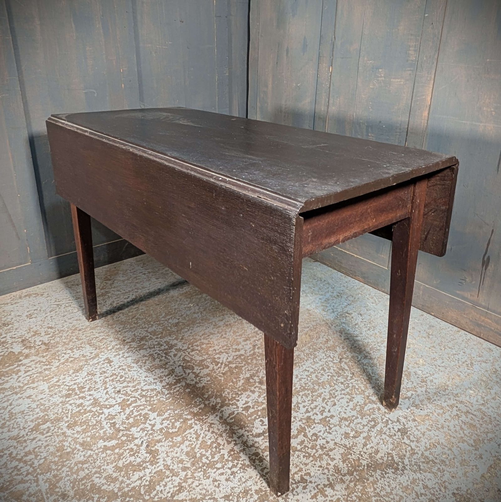 Small Oak Regency Gate Leg Table photo for sale
