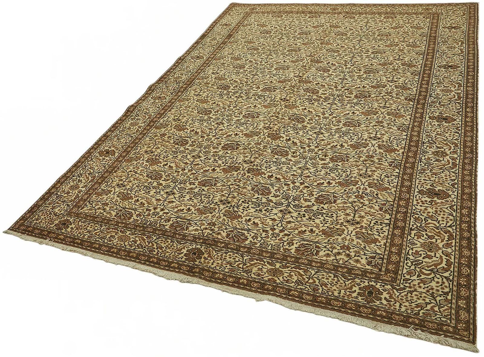 6x9 Hand Knotted Turkish Wool Rug photo for sale