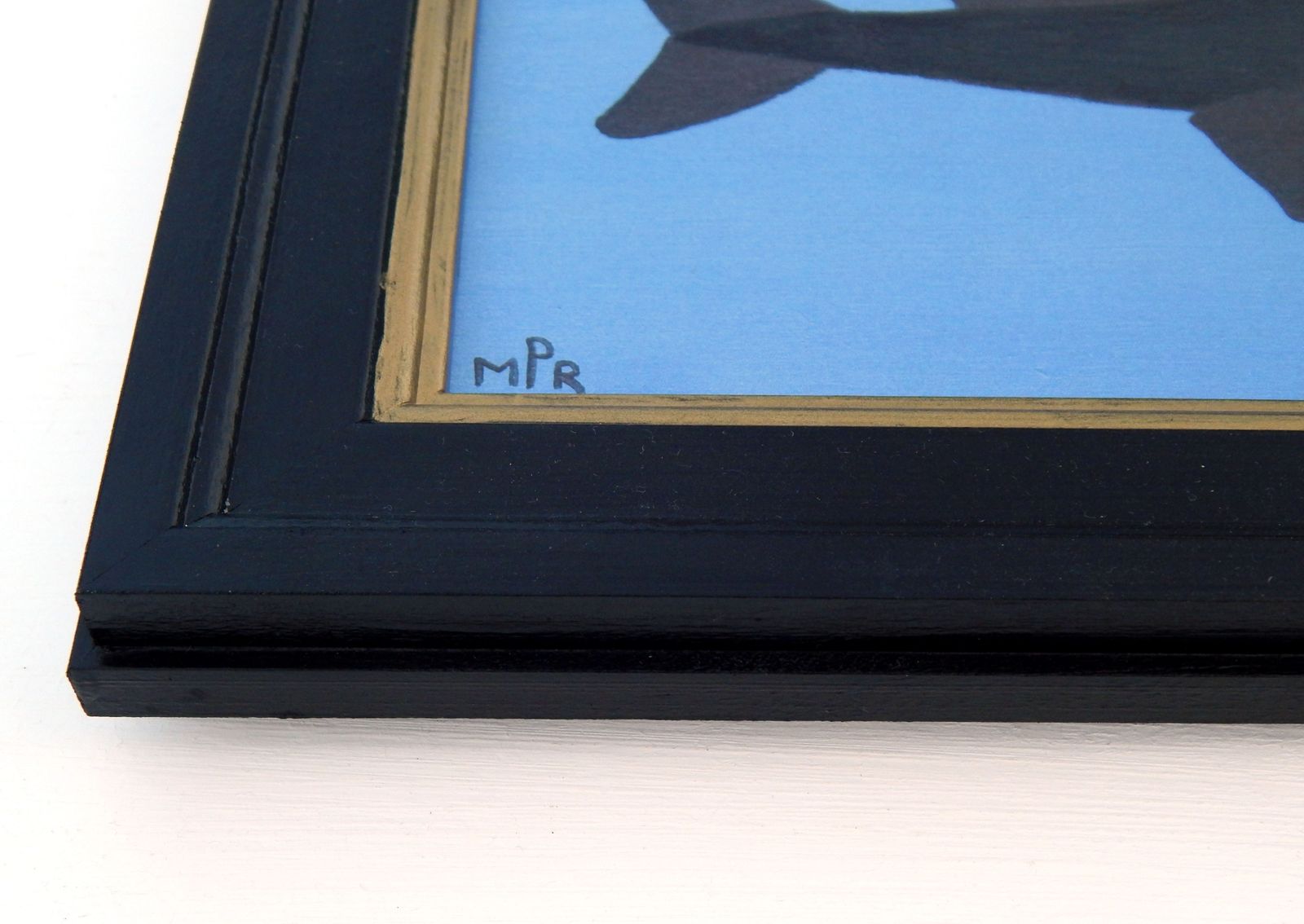 Naïve Coastal Art Maritime Scene With Sawfish And Steamship Fine Art Print By Matt Rix photo 125.0