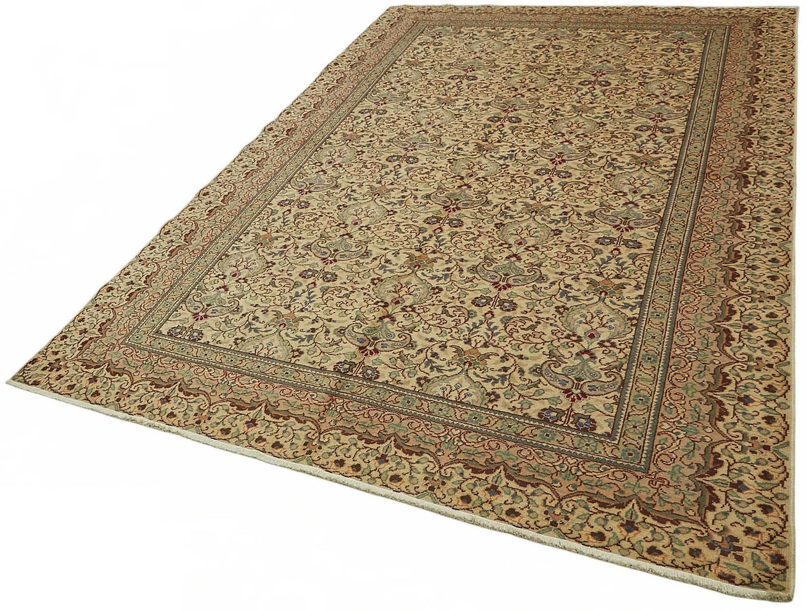7x10 Hand Knotted Turkish Wool Rug photo for sale
