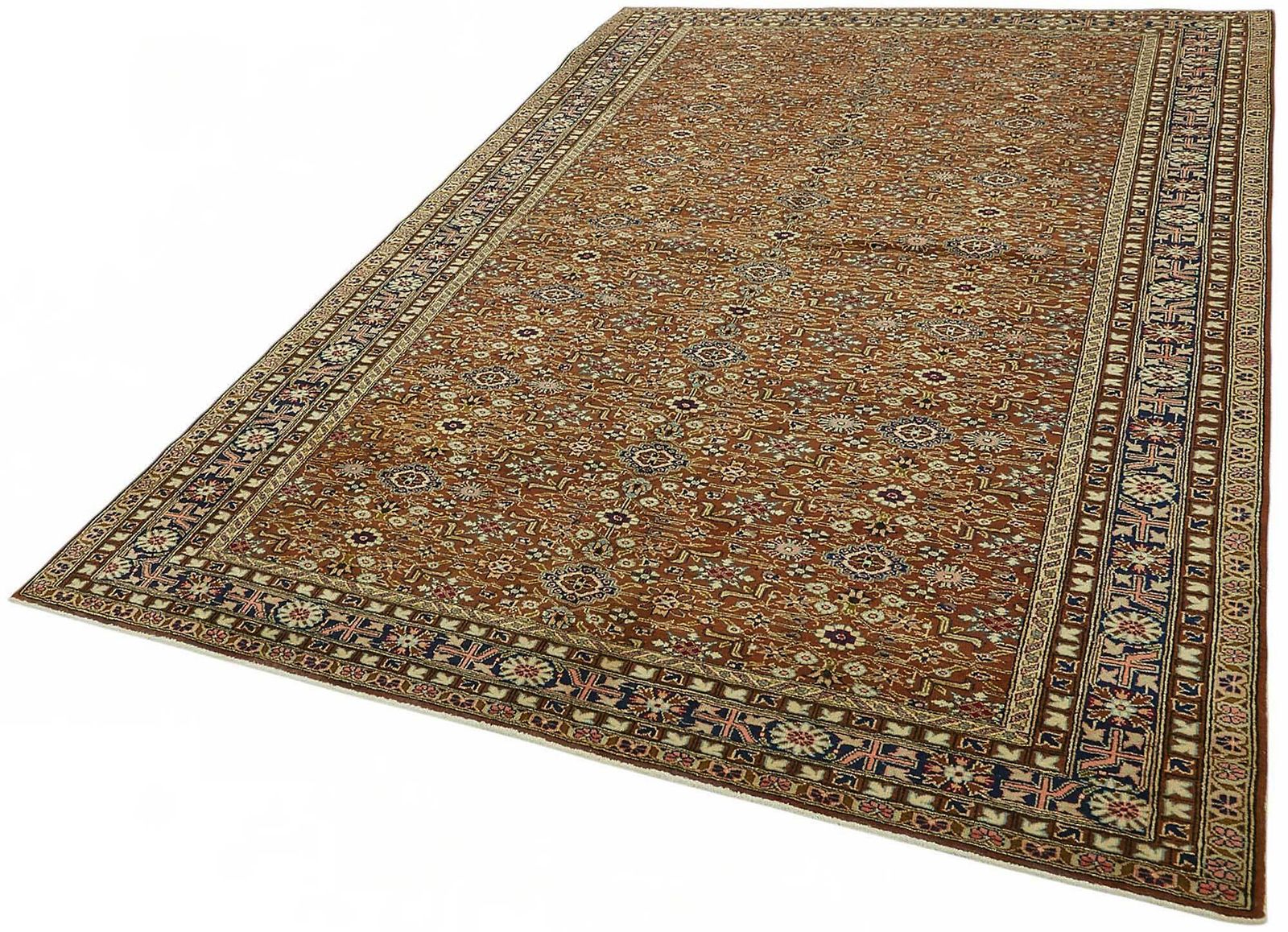 7x10 Hand Knotted Turkish Wool Rug photo for sale