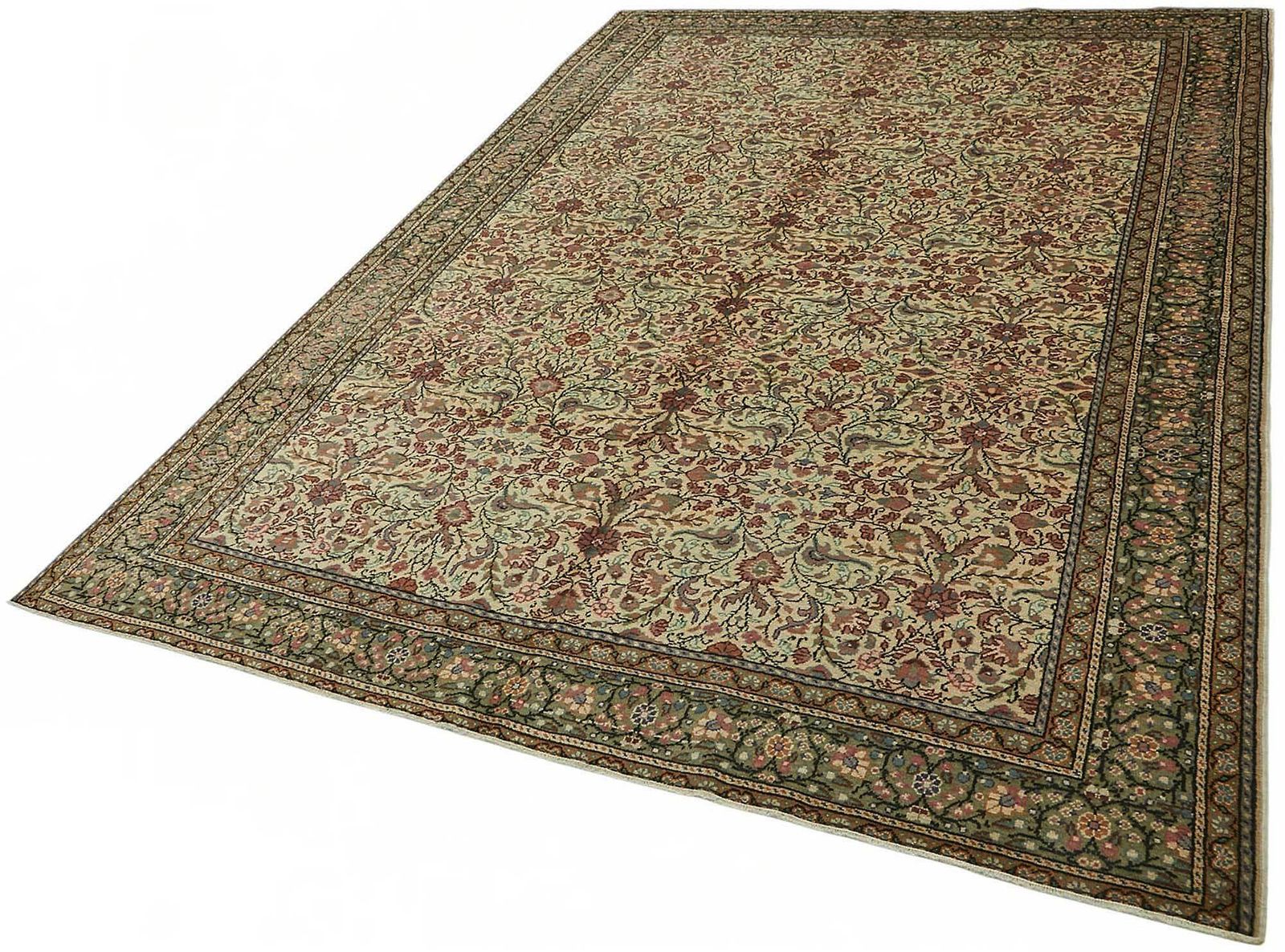 6x9 Hand Knotted Turkish Wool Rug photo for sale