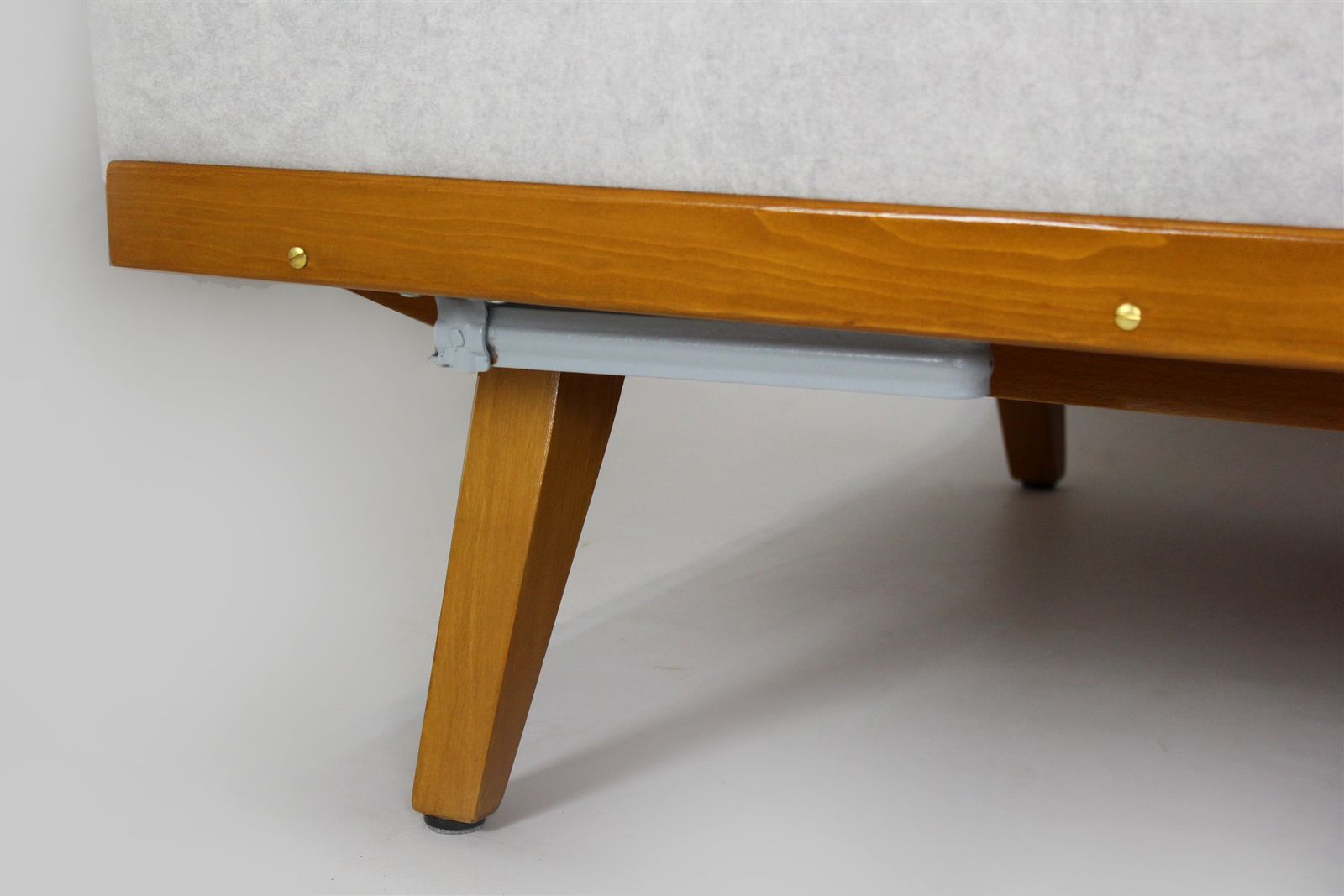Restored 1960s Modular Corner Convertible Sofa With Pouf, Tatra, Czechoslovakia, 1960s photo for sale