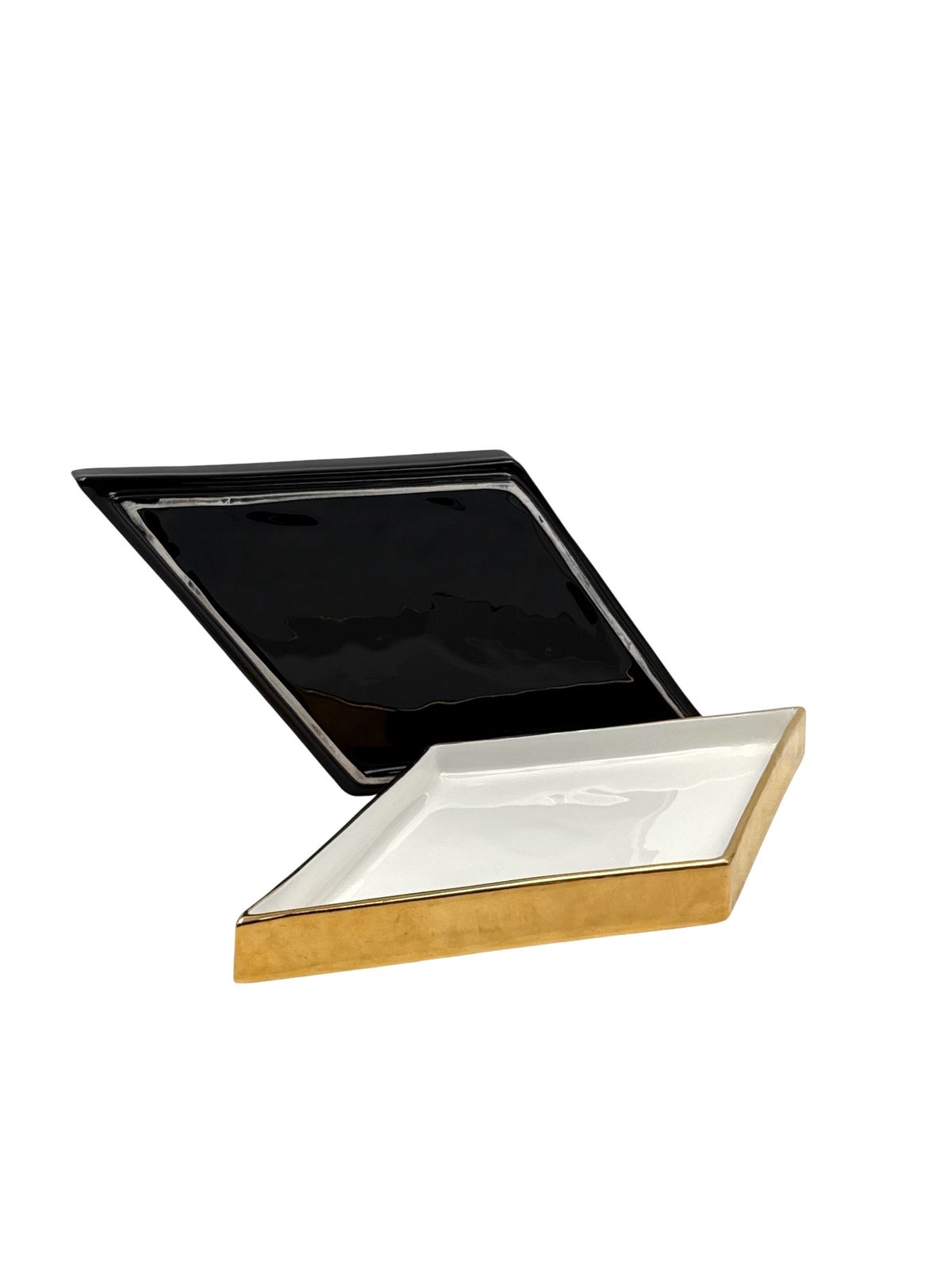 Ferdinando Loffredo, Golden Ceramic Box, Ceramiche Del Ferlaro, Italy 1970s photo for sale