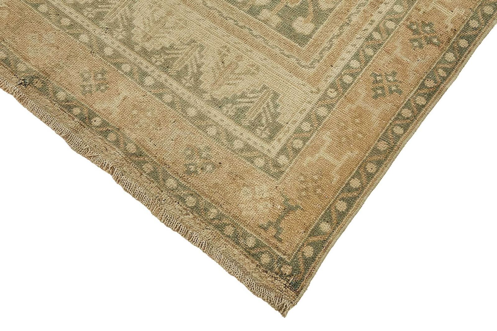 Beige Handmade Vintage Rug 177 Cm X 324 Cm photo Textiles
