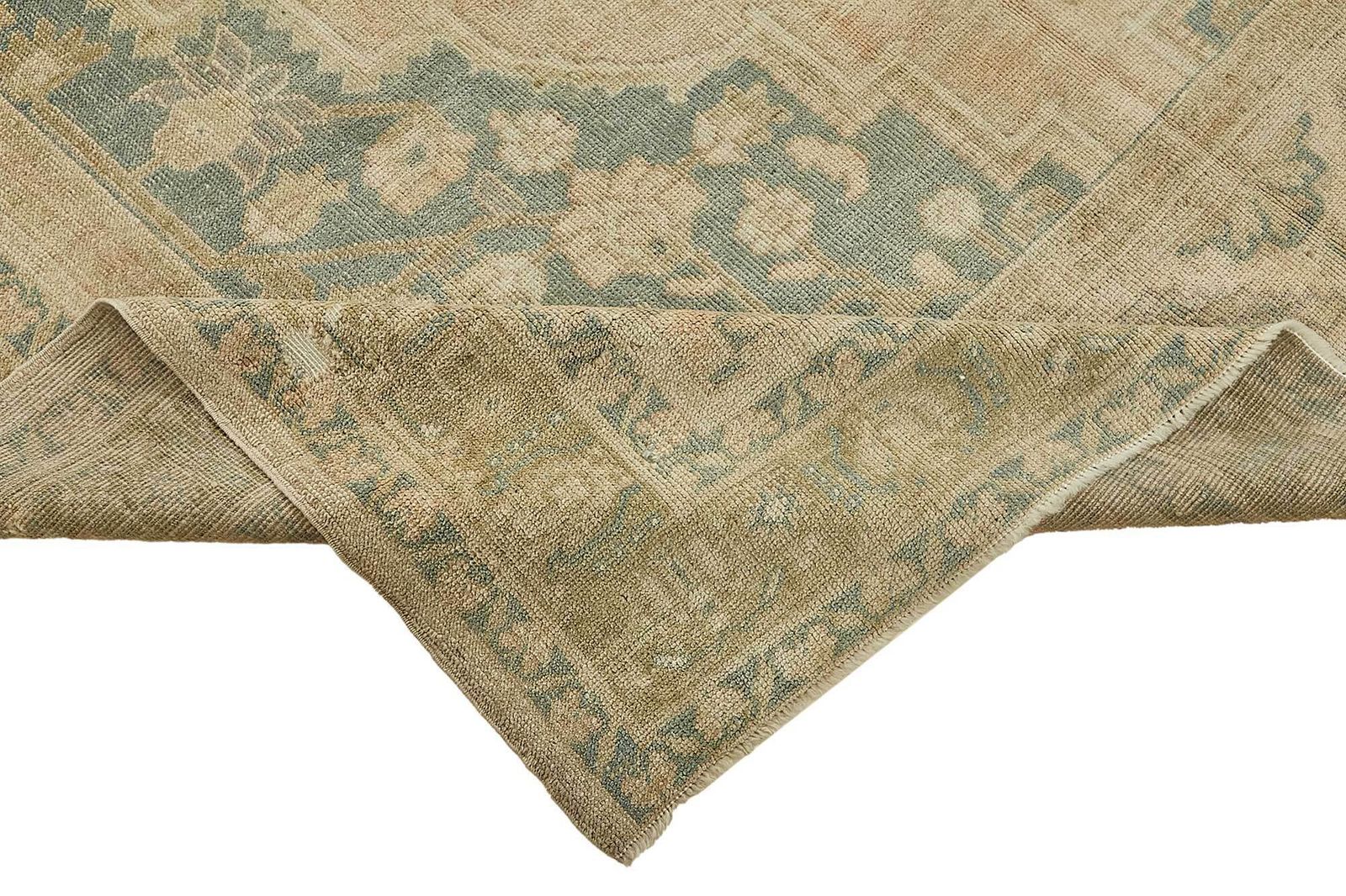 Turkish Beige Handmade Oriental Rug 188 Cm X 335 Cm photo vinterior
