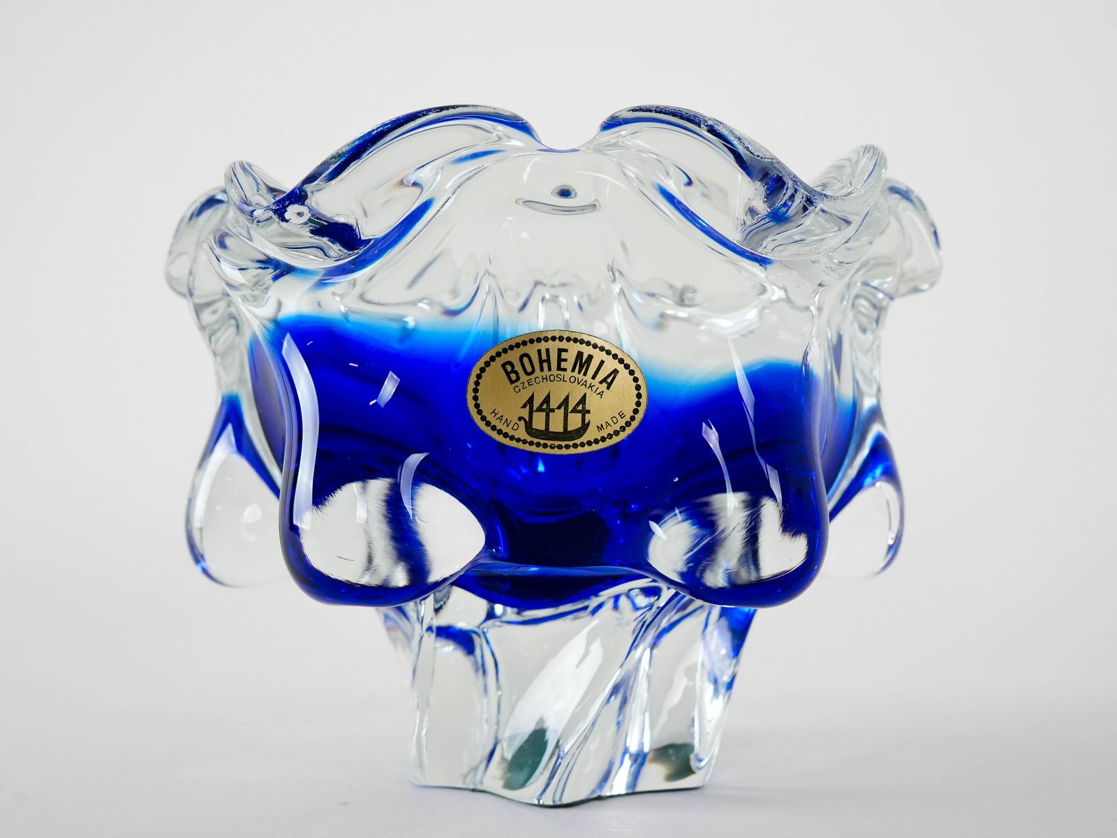 Bohemia Bowl, Czech Design, 1970s, Manufactured In The Czech Republic photo vinterior