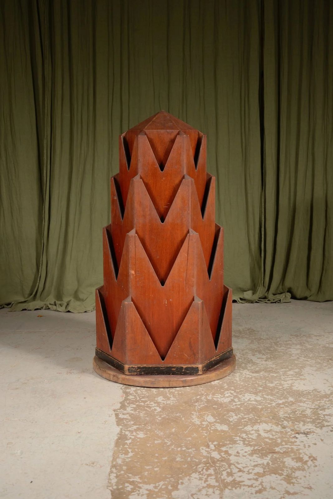 An Art Deco Carl Zeiss Revolving Shop Display Stand   C.1935 photo furniture