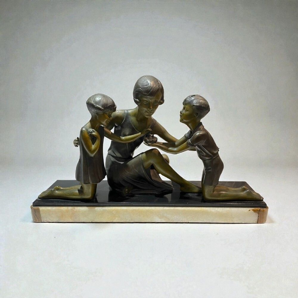 Art Deco Sculpture By P. Sega